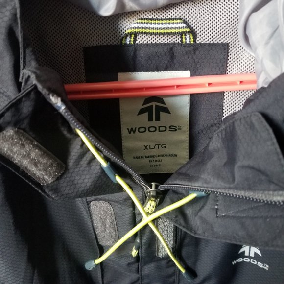 WOODS wind jacket rain jacket black light green XL - Picture 3 of 3